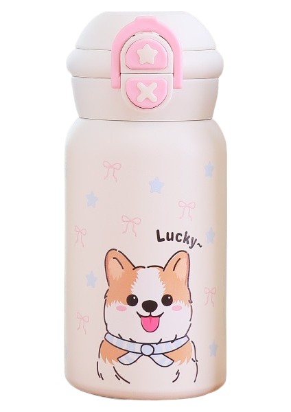 Nezha Termal Kupa 316 Paslanmaz Çelik Yüksek Değerli Pipetli Kupa Termal Kupa Tek Kapaklı Çift Içme (Yurt Dışından)