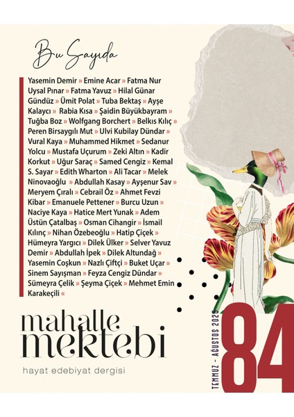 Mahalle Mektebi Dergi 84.sayı Temmuz-Ağustos 2025 fiyatları