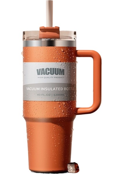 304 Paslanmaz Çelik Büyük Kapasiteli 40OZ Araba Fincanı Soğuk Tutmak Yalıtım Kahve Fincanı Çift Içecek Araba Fincanı (Yurt Dışından)