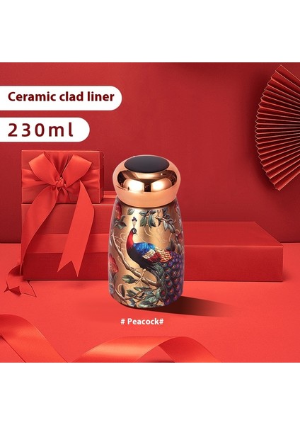 Küçük Taşınabilir Su Dağı Seramik Astar Cep Dağı Sıcaklık Yalıtım Kabını Gösterir (Yurt Dışından)