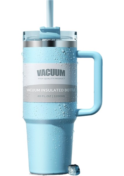 304 Paslanmaz Çelik Büyük Kapasiteli 40OZ Araba Fincanı Soğuk Tutmak Yalıtım Kahve Fincanı Çift Içecek Araba Fincanı (Yurt Dışından)