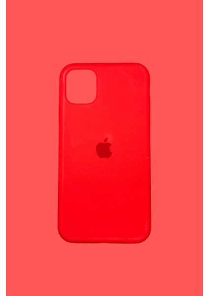 iPhone 11 Pro Uyumlu Kırmızı Lansman Içi Kadife Yumuşak Kılıf