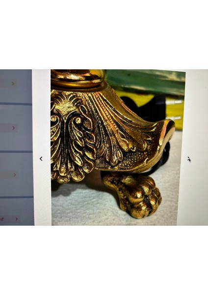 1960'S Fransız 52 cm Boyunda Bronz Dan Aslan Figürlü ve Ayaklı Gaz Lambası Formunda Abajur modelleri