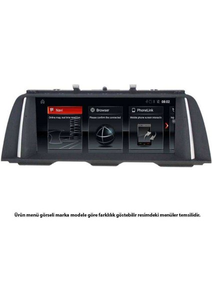 Bmw F11 5 Serisi Anroid Nbt 4 Ram 64 Hafıza Qualcomm Işlemci 8 Çekirdek 4g Kablosuz Carplay 10.25 Inç 2013-2016 modelleri