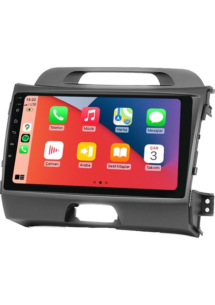 Kia Sportage Multimedya (2010-2015) 8 GB Ram, 128 GB Hafıza, 8 Çekirdek, Navigatör Premium Serisi