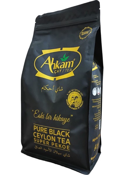Ahkam Tea 800 gr Siyah Çay (%100 Saf Ceylon Super Pekoe)