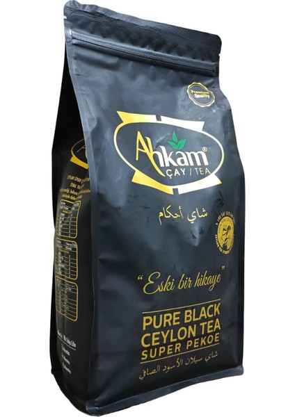 Ahkam Tea 800 gr Siyah Çay (%100 Saf Ceylon Super Pekoe)