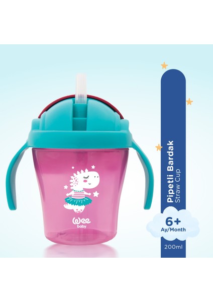 Pipetli Bardak 200 ml - PEMBE fiyatları