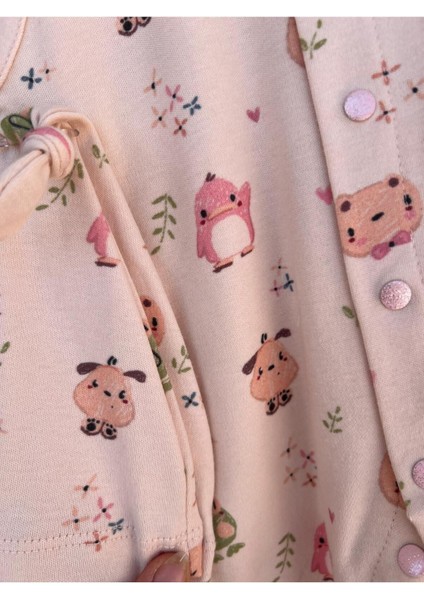 Zıbın ve Bere 2'li Takım Penguen Desenli Yavruağzı fiyatları