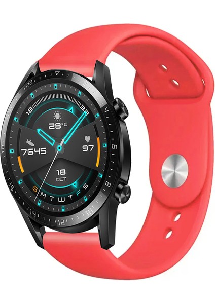 Huawei Watch Gt2 46MM Akıllı Saat Uyumlu Yumuşak Dokulu Silikon Kordon Kayış