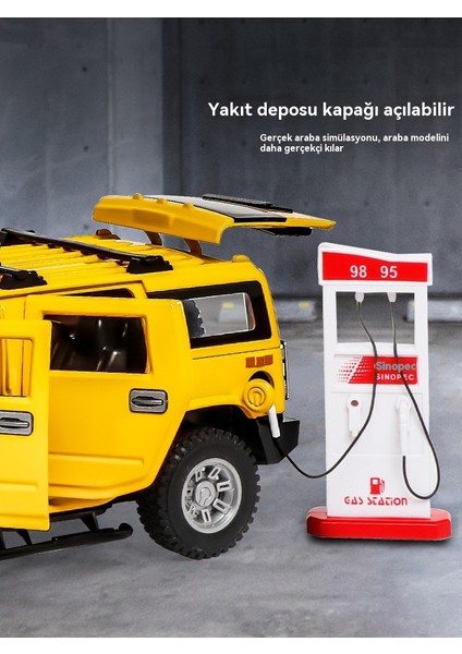1:24 Hummer H2 Alaşımlı Buggy Model Oyuncak (Yurt Dışından) modelleri