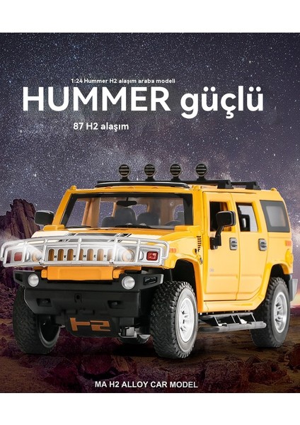 1:24 Hummer H2 Alaşımlı Buggy Model Oyuncak (Yurt Dışından) indirimleri