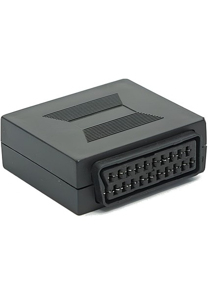 Scart Dişi Dişi Dönüştürücü 🎮📺 Siyah Scart Adaptör Bağlantı Aparatı