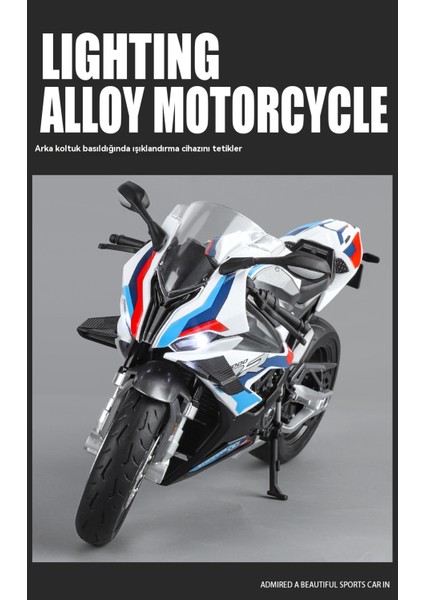 1:9 Baoma M1000RR Büyük Alaşımlı Motosiklet Modeli (Yurt Dışından) indirimleri