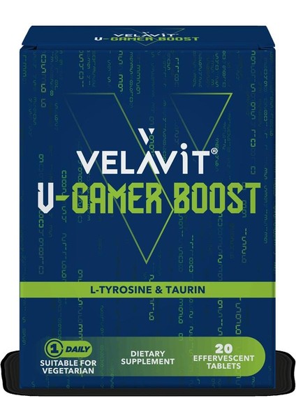 V- Gamer Boost L-Tyrosine & Taurın 20 Efervesan Tablet
