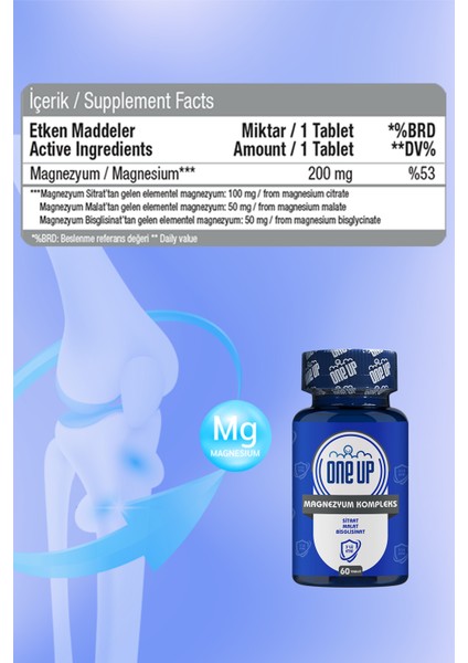 Magnezyum Kompleks 60 Tablet fırsatları