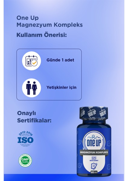 Magnezyum Kompleks 60 Tablet