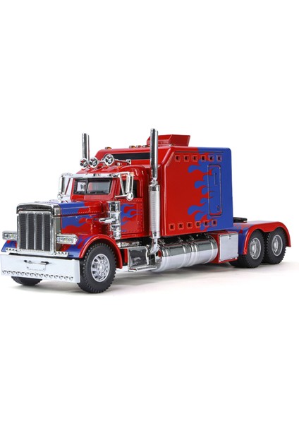 1:24 Amerikan Ağır Kamyon Çekme Alaşımlı Araba Modeli (Yurt Dışından)