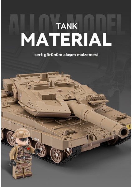 Simülasyon Leopard 2 Ana Savaş Tankı Alaşım Model Oyuncak Araba (Yurt Dışından) indirimleri