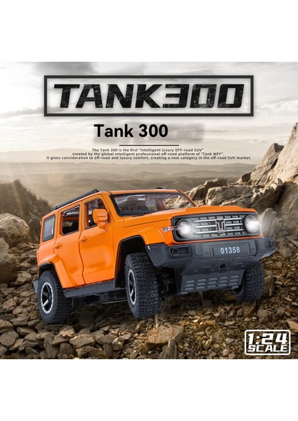 1:24 Tank 300 Anahtar Versiyonu Alaşım Araba Modeli (Yurt Dışından) indirimleri
