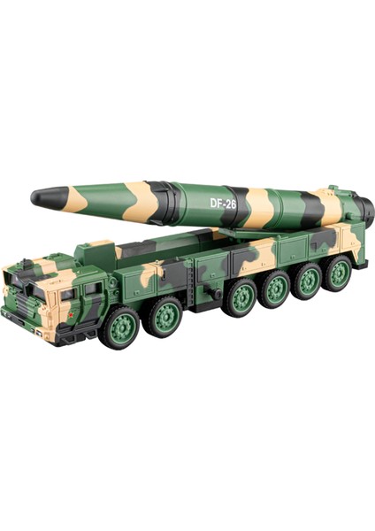 1:50 Dongfeng 26 Alaşımlı Model Füze Fırlatma Taşıyıcı Süsleri (Yurt Dışından)