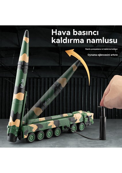 1:50 Dongfeng 26 Alaşımlı Model Füze Fırlatma Taşıyıcı Süsleri (Yurt Dışından) fırsatları