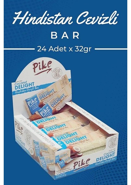 Pike Turna Yemişli Kakaolu H.cevizli Bar 32 G-24LÜ Kutu