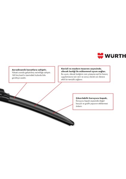4 Mevsim Araç Sileceği Plus 675MM 27'' modelleri