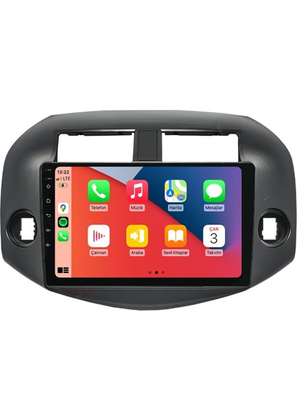 Toyota Rav4 Multimedya (2007-2012) 8 GB Ram 128 GB Hafıza 8 Çekirdek Navigatör Premium Series