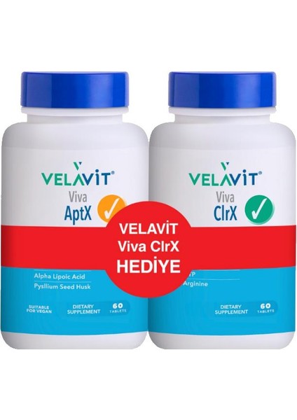 Viva Aptx 60 Tablet ve Clrx Hediye