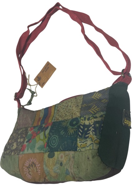 Vintage Renkli Etnik Salaş Küçük S Boy Plaj Günlük Toparlayıcı Kadın Kol Omuz Çantası 28M x 17CM fırsatları