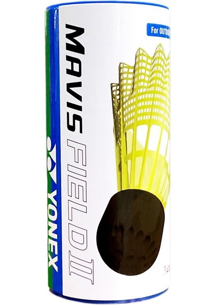 Mavis Field 3'lü Sarı Badminton Top