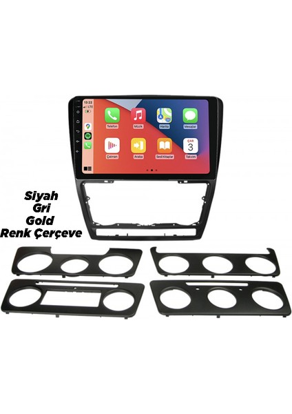 Skoda Octavia Multimedya (2006-2013) 6 GB Ram 64 GB Hafıza 8 Çekirdek Navigatör Premium Series