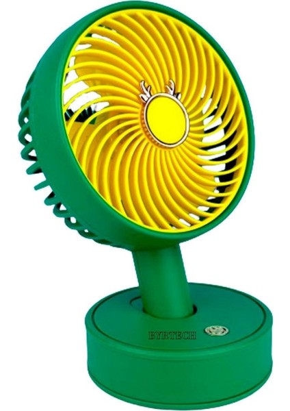 Taşınabilir Mini Masaüstü Fan, Ayarlanabilir ve Şarjlı, Hafif ve Kullanışlı