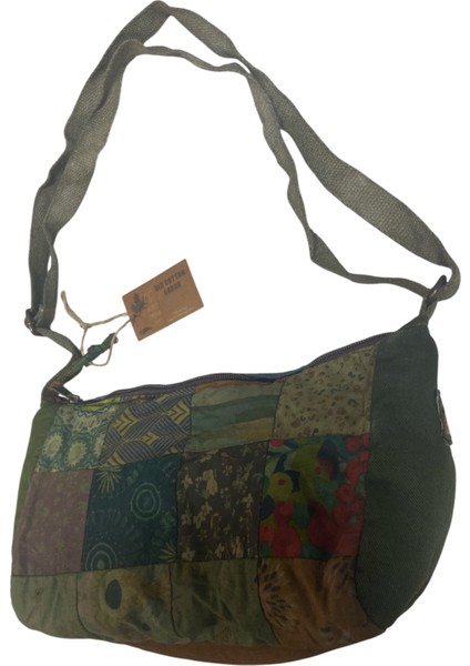 Vintage Renkli Etnik Salaş Küçük S Boy Plaj Günlük Toparlayıcı Kadın Kol Omuz Çantası 28M x 17CM fırsatları