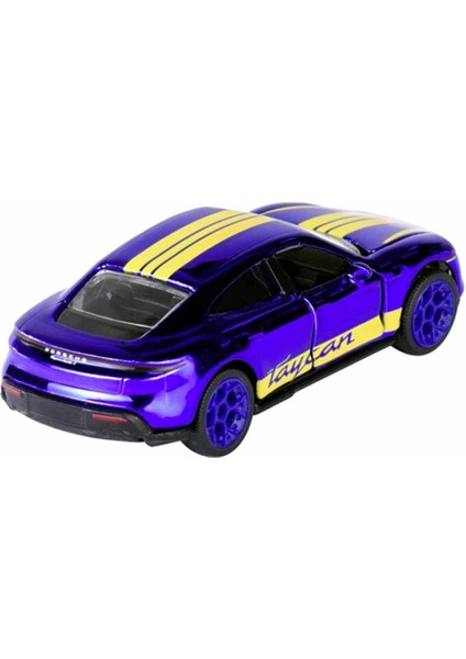 Deluxe Porsche Taycan Turbo S Diecast Model Araba 1:64 Metal Gövde - Açılır Kapı ve Kaput fiyatları