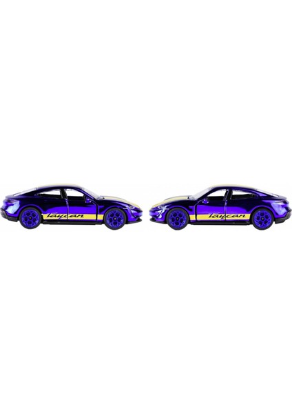 Deluxe Porsche Taycan Turbo S Diecast Model Araba 1:64 Metal Gövde - Açılır Kapı ve Kaput fırsatları