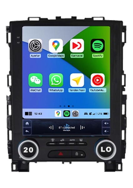 Renault Megane 4 LED Klimalı Tesla Multimedya (2012-2018) 8 GB Ram 128 GB Hafıza 8 Çekirdek Navigatör Premium Series