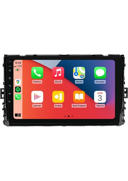 Volkswagen Polo Multimedya (2018-2022) 4 GB Ram 32 GB Hafıza 8 Çekirdek Navigatör X-Premium Series