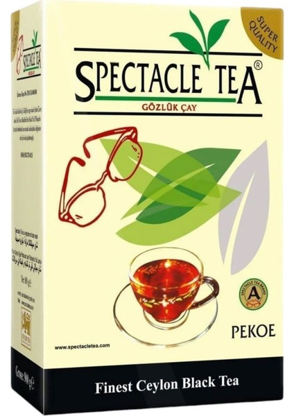 Spectacle Tea Gözlük Çay 1 Adet 800 Gr'lık İthal Çay (%100 Orijinal Pekoe Ceylon Tea )