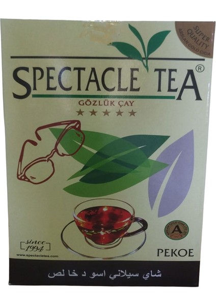 Spectacle Tea Gözlük Çay 1 Adet 800 Gr'lık İthal Çay (%100 Orijinal Pekoe Ceylon Tea ) fırsatları