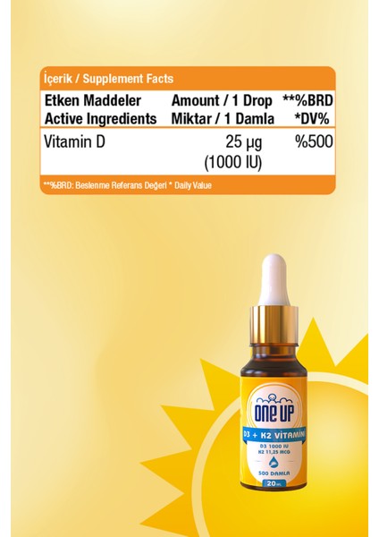 Vitamin D3 + K2 20 ml Damla fırsatları