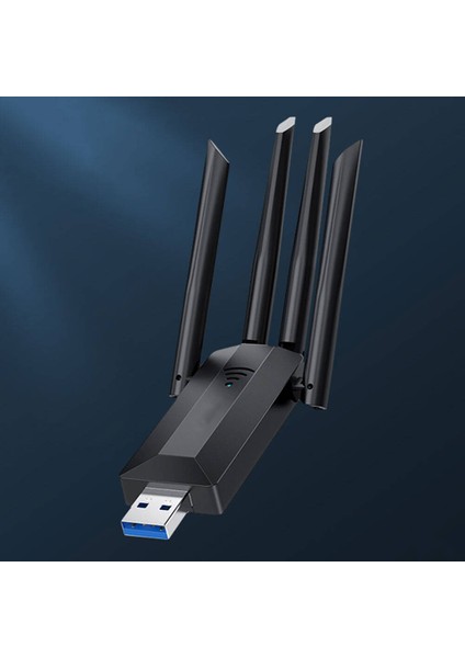 Yesnıce Çift Bantlı 1200M 300MBPS 4 Antenli Kablosuz Internet Sağlayıcı USB Wifi Adaptör