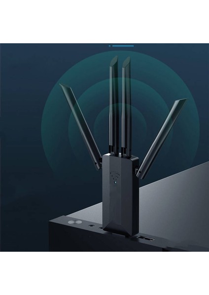 Yesnıce Çift Bantlı 1200M 300MBPS 4 Antenli Kablosuz Internet Sağlayıcı USB Wifi Adaptör modelleri