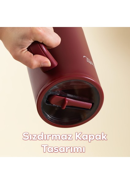 17238-1 Colte V2 Paslanmaz Çelik Sporcu Termos Bardak Matara Kırmızı 1,2 Lt fiyatları