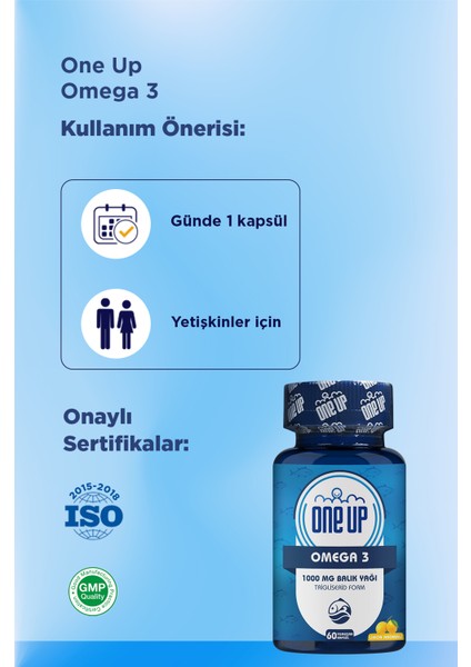 Omega 3 1000 Mg 60 Kapsül