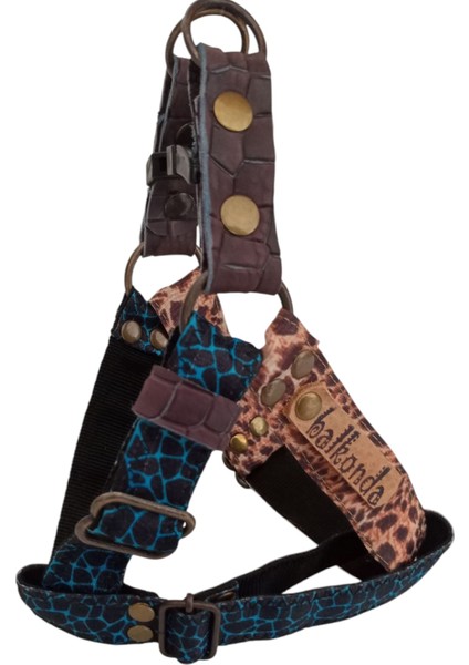 Köpek göğüs tasması minik ırk göğüs ölçüsü:30-45cm ayarlamalı dog harness GT5-3 modelleri