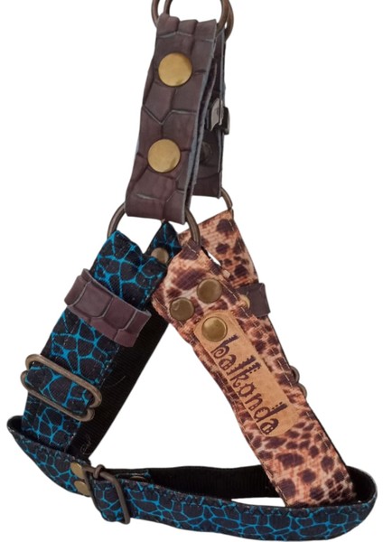 Köpek göğüs tasması minik ırk göğüs ölçüsü:30-45cm ayarlamalı dog harness GT5-3