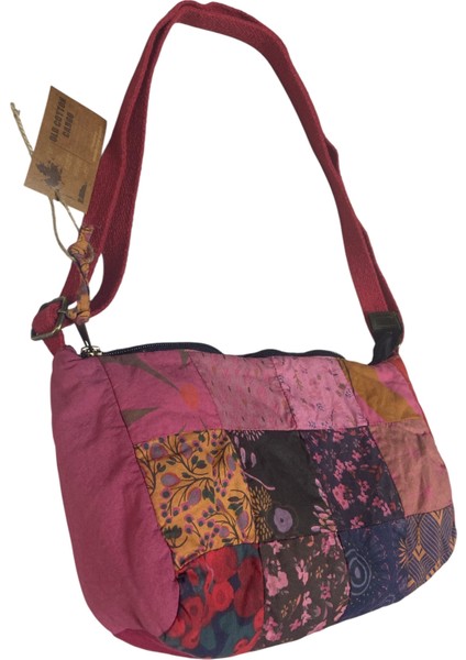 Vintage Renkli Etnik Salaş Küçük S Boy Plaj Günlük Toparlayıcı Kadın Kol Omuz Çantası 28M x 17CM modelleri