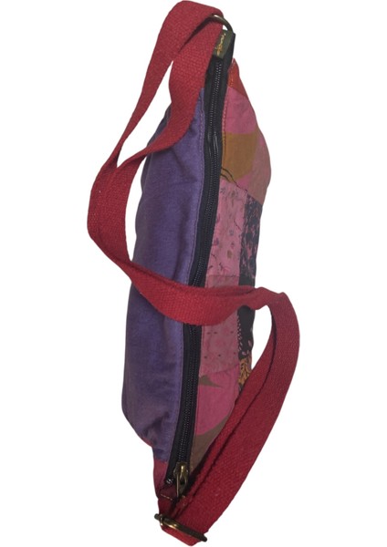 Vintage Renkli Etnik Salaş Küçük S Boy Plaj Günlük Toparlayıcı Kadın Kol Omuz Çantası 28M x 17CM
